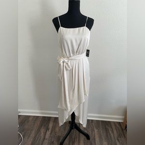 NWT- Express off white midi dress